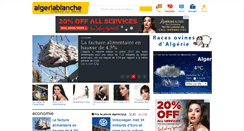 Desktop Screenshot of algerlablanche.com